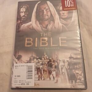 The Bible The Epic Miniseries 4 Disc Box Set 2007 New Factory Sealed